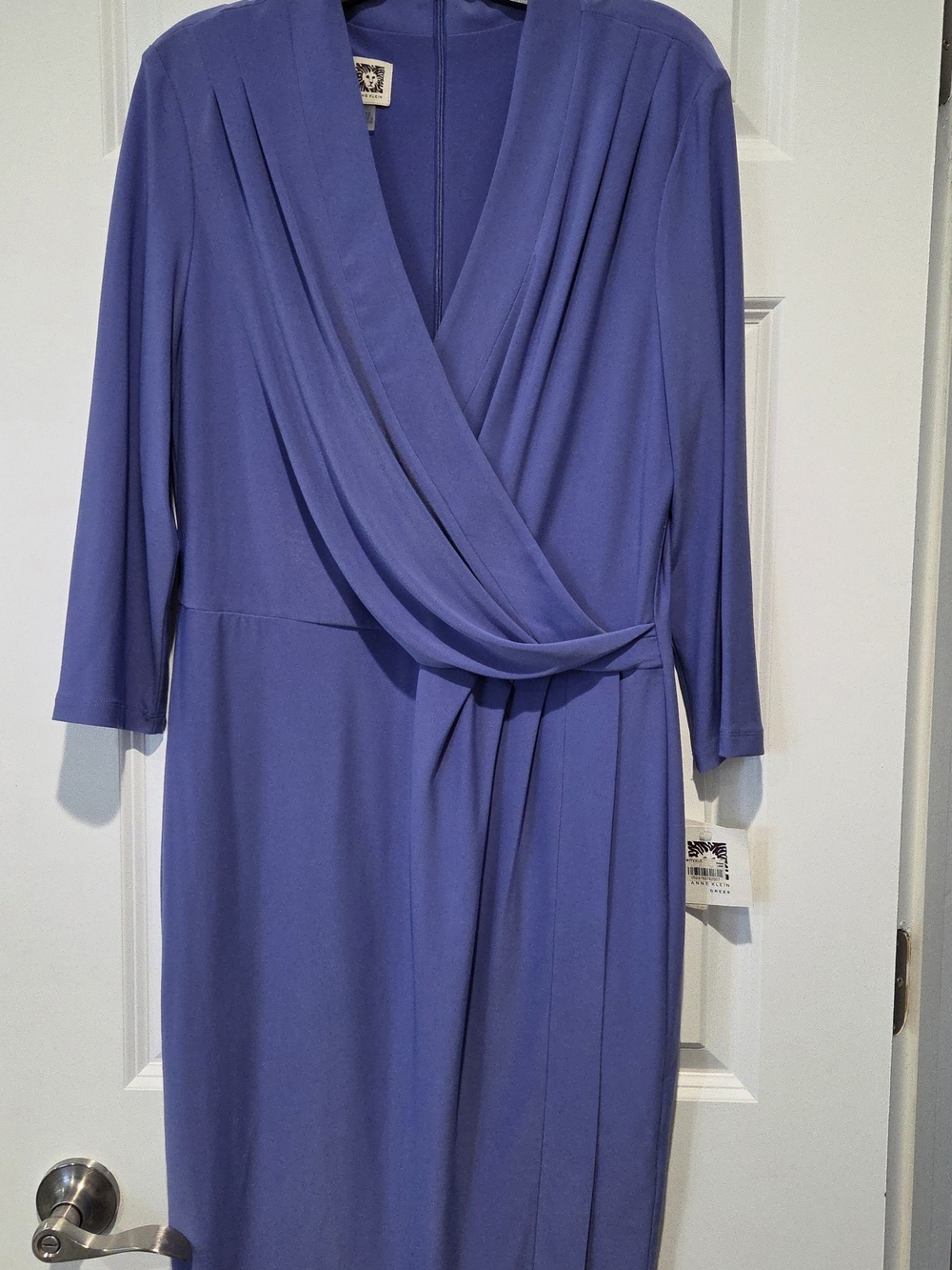 Liz Claiborne Periwinkle Zip-Back Dress